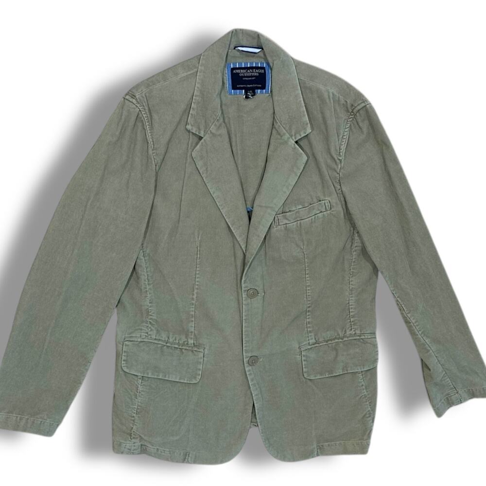 American Eagle Outfitters Blazer Mens Sz XL Vintage Corduroy Tan Casual Jacket